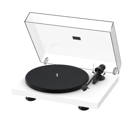 เครื่องเล่นแผ่นเสียง PROJECT : DEBUT CARBON EVO (พร้อมหัวเข็ม ORTOFON รุ่น 2M RED) (SATIN WHITE)_0